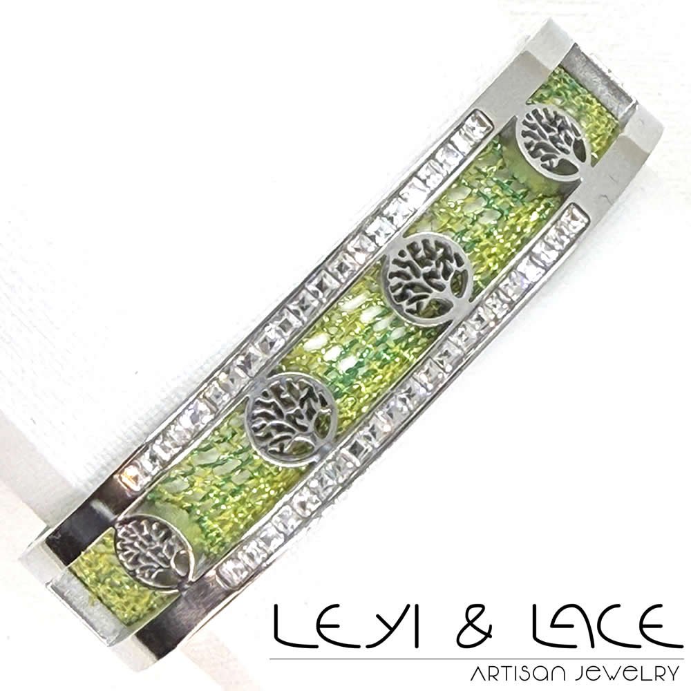 Brazalete Árbol de la Vida - Leyi & Lace - Artisan Jewelry - Encaje de Bolillos - Joyería Artesana de Encaje de Bolillos